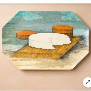 NWT 10"x15" Melamine Hexagon Cheese Serving Platter - John Derian for Target